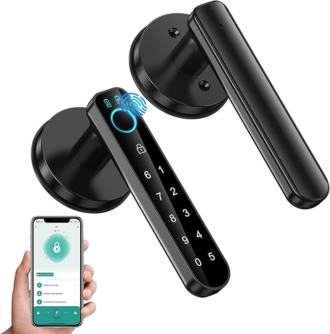 FingerCore™ SecureTouch Smart Door Knob